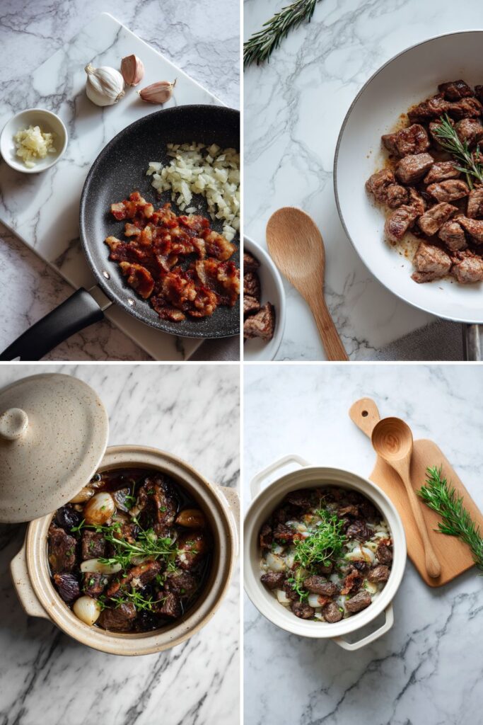 Hairy Bikers Beef Bourguignon Slow Cooker Recipe