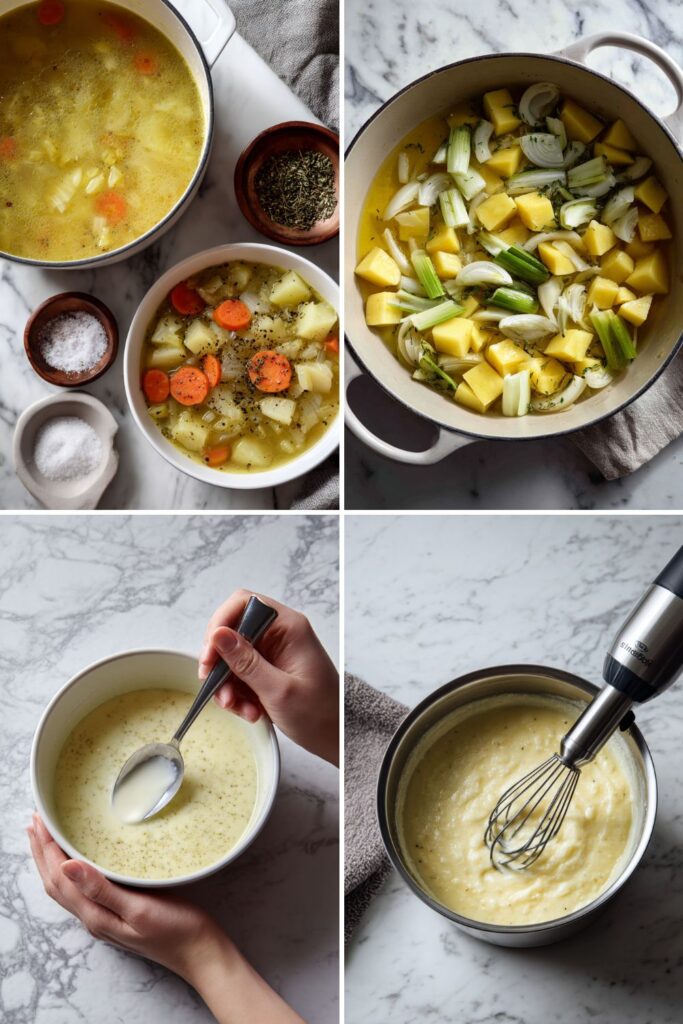 Hairy Bikers Leek and Potato Soup Recipe