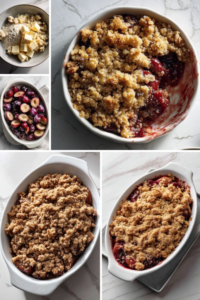 Hairy Bikers Plum Crumble​ Recipe