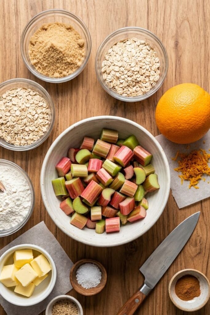 Hairy Bikers Rhubarb Crumble​ Recipe