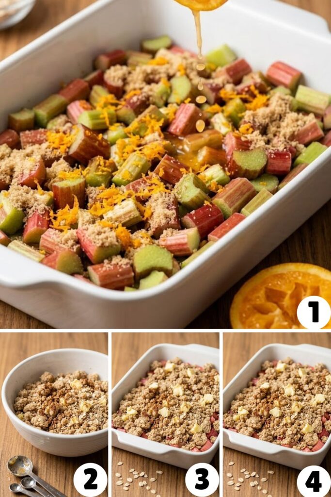 Hairy Bikers Rhubarb Crumble​ Recipe