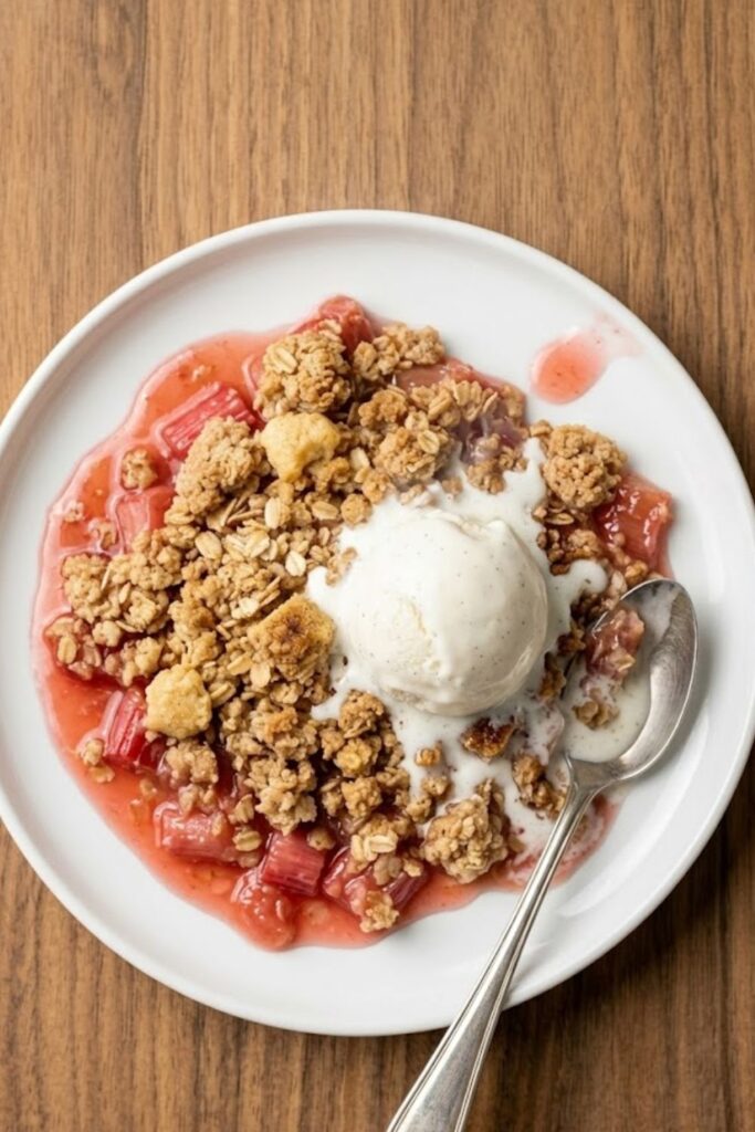 Hairy Bikers Rhubarb Crumble​ Recipe