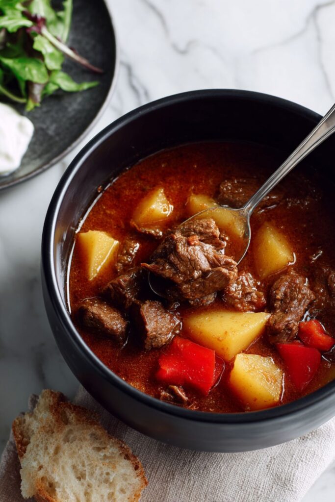 Hairy Bikers Slow Cooker Goulash with Potatoes Recipe