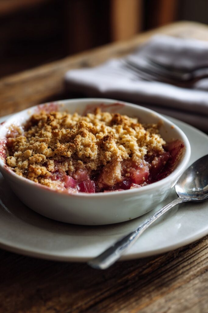 Hairy Bikers Rhubarb Crumble​ Recipe