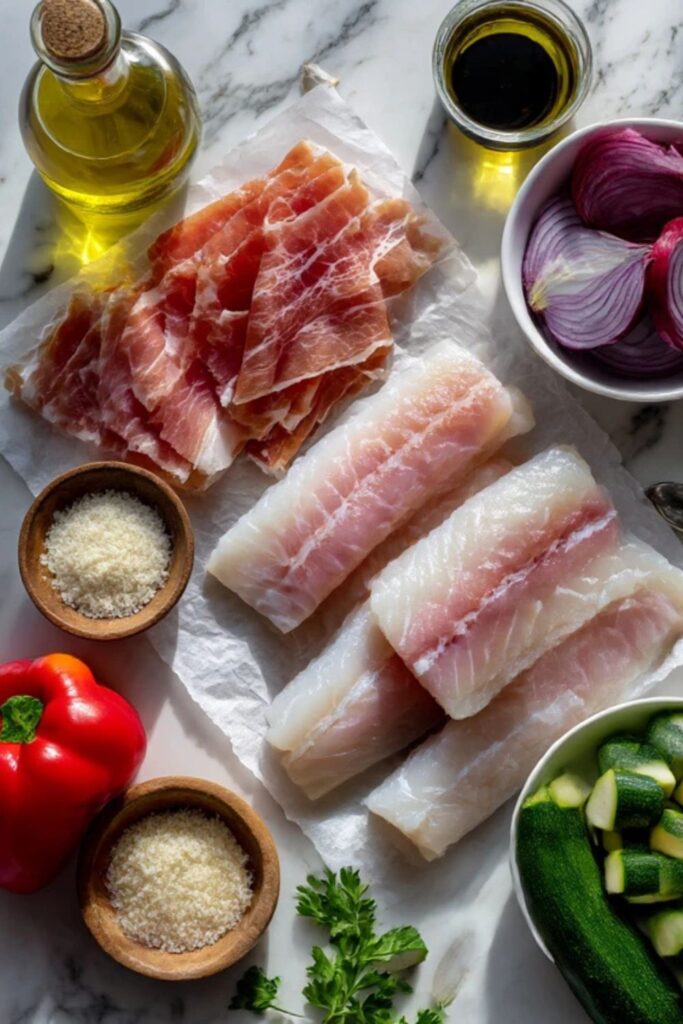 Hairy Bikers​ Cod Wrapped In Parma Ham Recipe