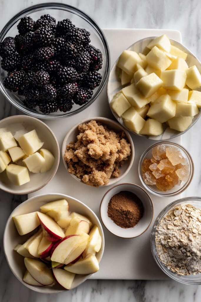 Hairy Bikers Apple And Blackberry Crumble​ Recipe