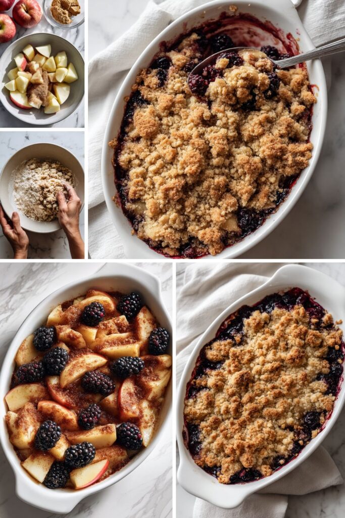 Hairy Bikers Apple And Blackberry Crumble​ Recipe