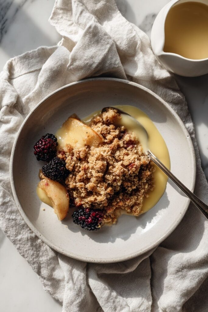 Hairy Bikers Apple And Blackberry Crumble​ Recipe