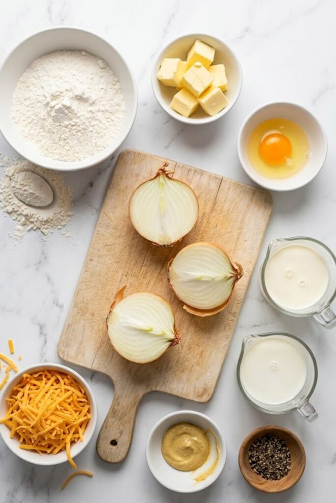 Hairy Bikers Cheese And Onion Quiche​ Recipe