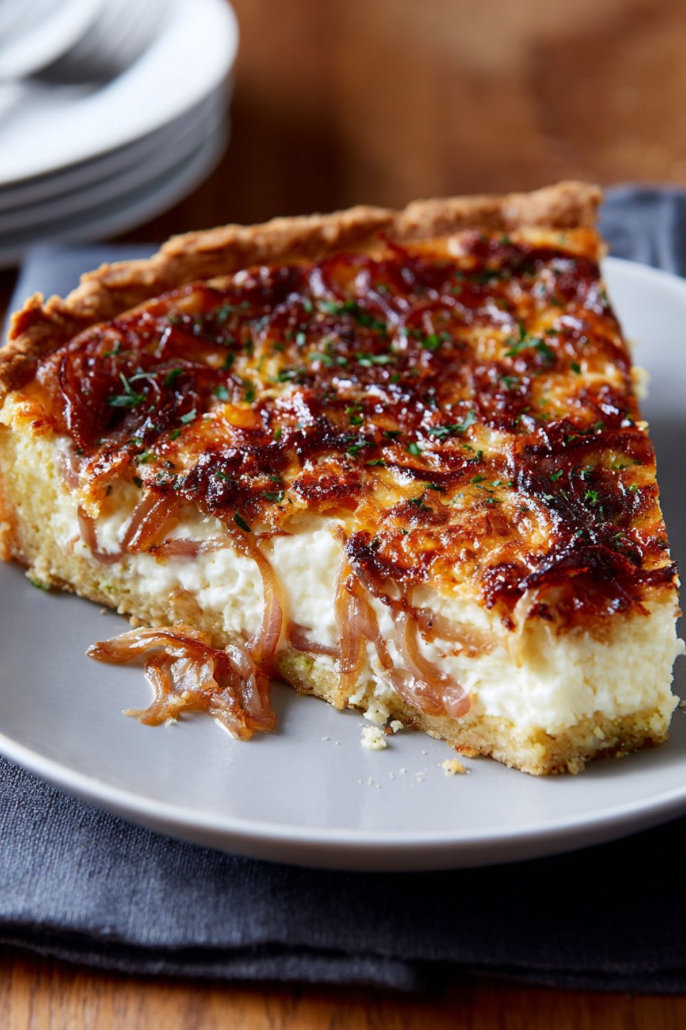 Hairy Bikers Cheese and Onion Quiche Recipe