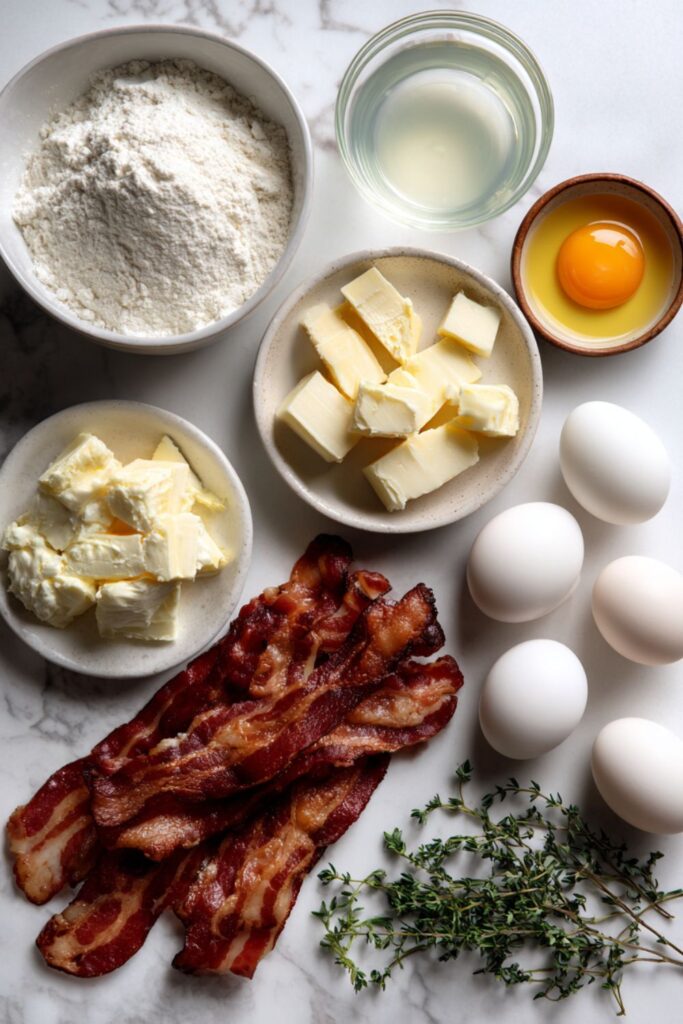 Hairy Bikers Egg And Bacon Pie​ Recipe