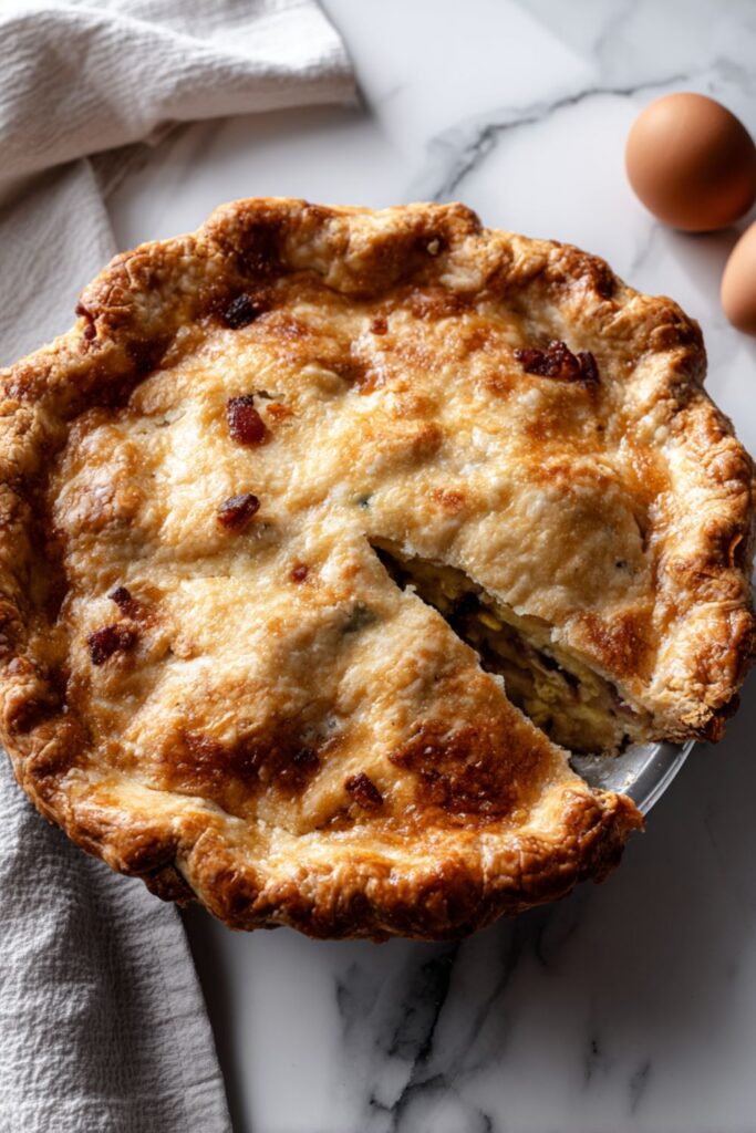 Hairy Bikers Egg And Bacon Pie​ Recipe 