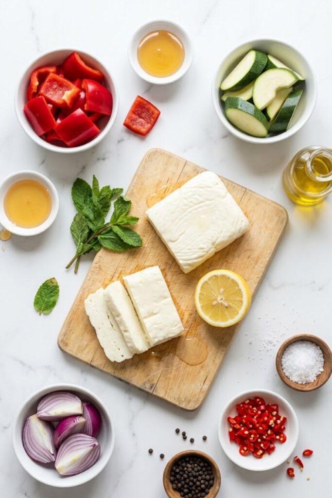 Hairy Bikers Halloumi Tray Bake​ Recipe