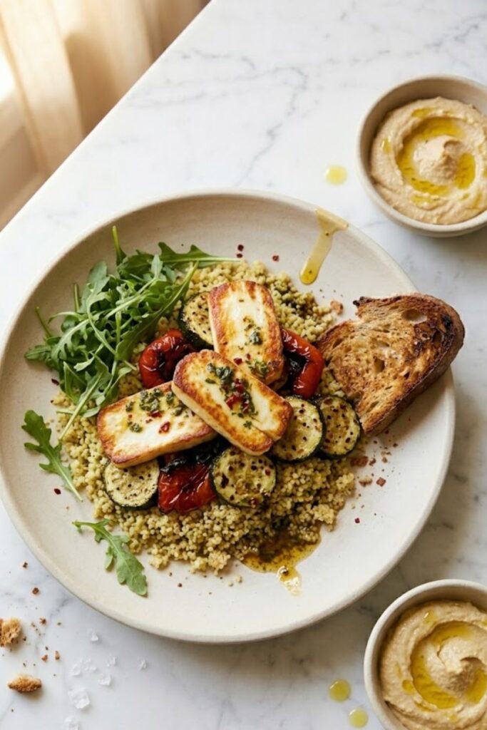 Hairy Bikers Halloumi Tray Bake​ Recipe