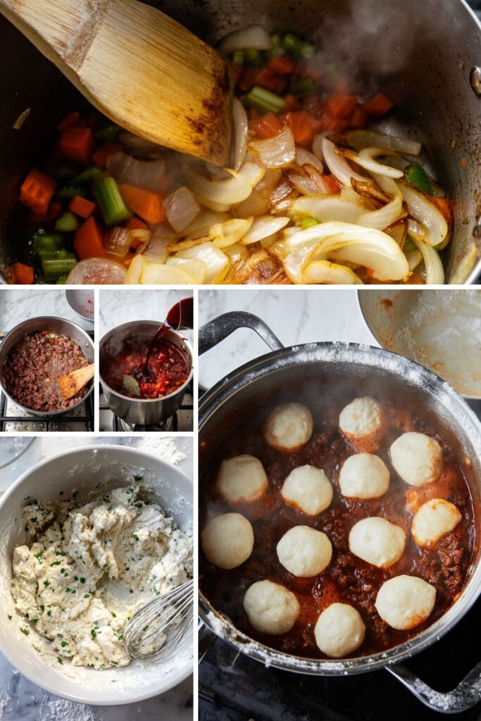 Hairy Bikers Mince And Dumplings​ Recipe