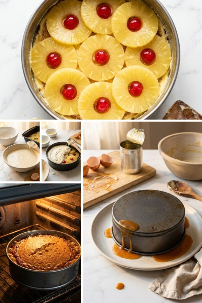 Hairy Bikers Pineapple Upside-Down Cake​ Recipe