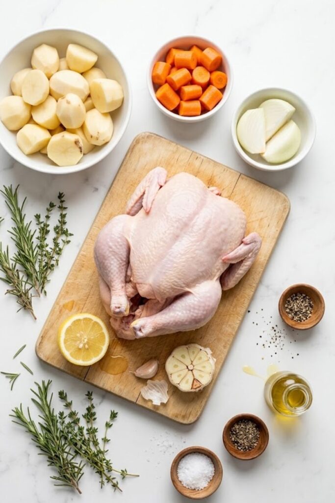 Hairy Bikers Roast Chicken​ Recipe