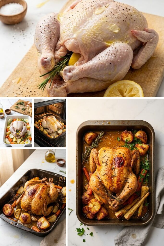 Hairy Bikers Roast Chicken​ Recipe