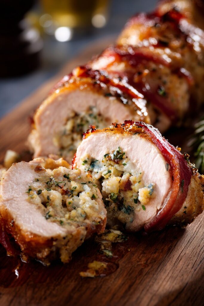 Hairy Bikers Stuffed Pork Fillet
