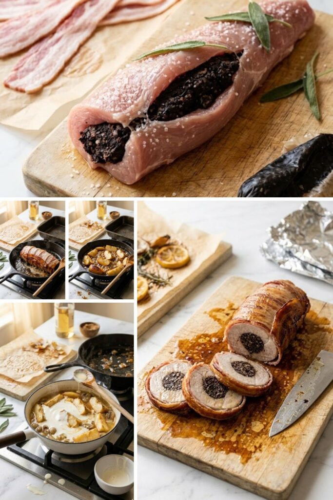 Hairy Bikers Stuffed Pork Fillet​ Recipe