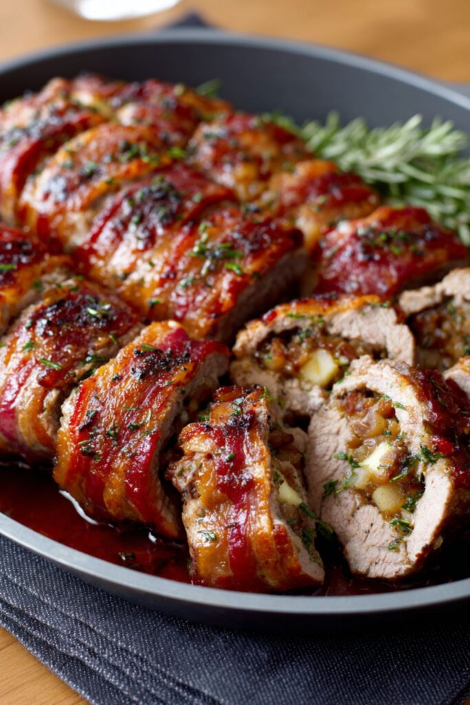 Hairy Bikers Stuffed Pork Tenderloin​ Recipe
