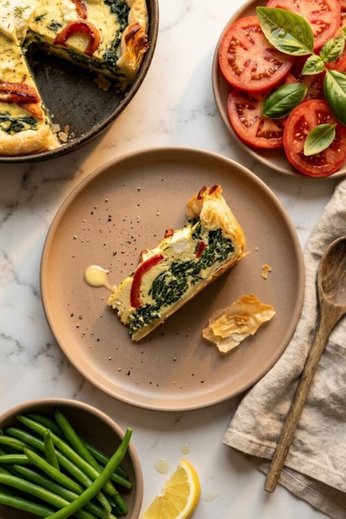 Hairy Bikers​ Filo Pastry Quiche Recipe