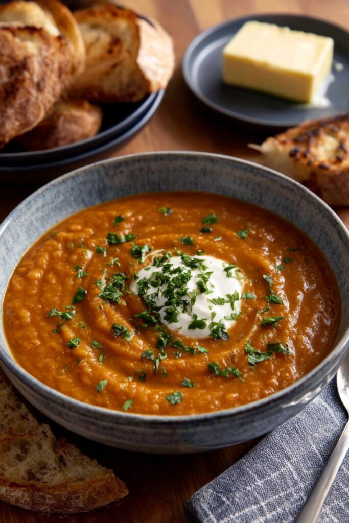 Hairy Bikers​ Red Pepper And Lentil Soup Recipe