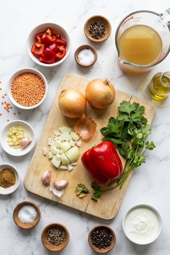 Hairy Bikers​ Red Pepper And Lentil Soup Recipe