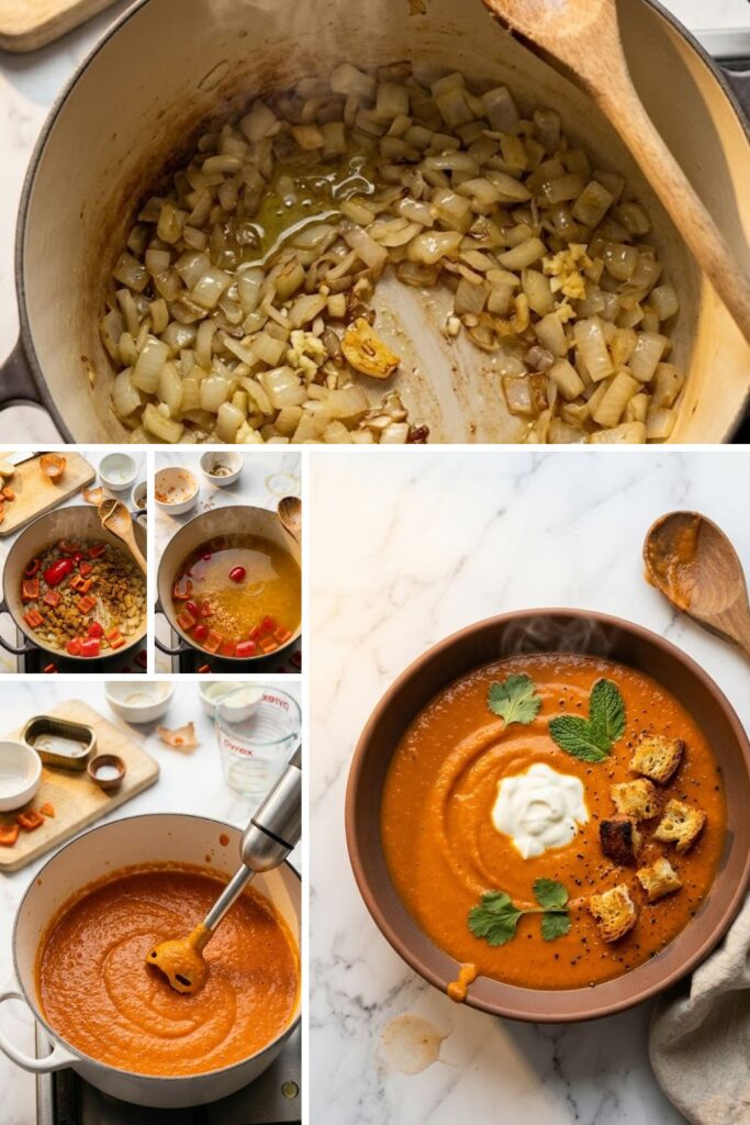 Hairy Bikers​ Red Pepper And Lentil Soup Recipe