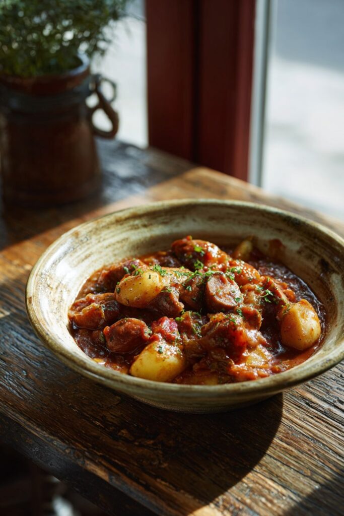 Hairy Bikers Vegetarian Sausage Casserole​ Recipe