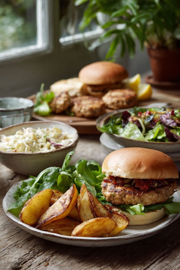 Hairy Bikers Turkey Burgers​ Recipe