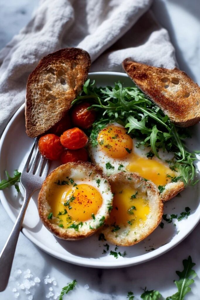 Hairy Bikers Eggs In Holes Recipe
