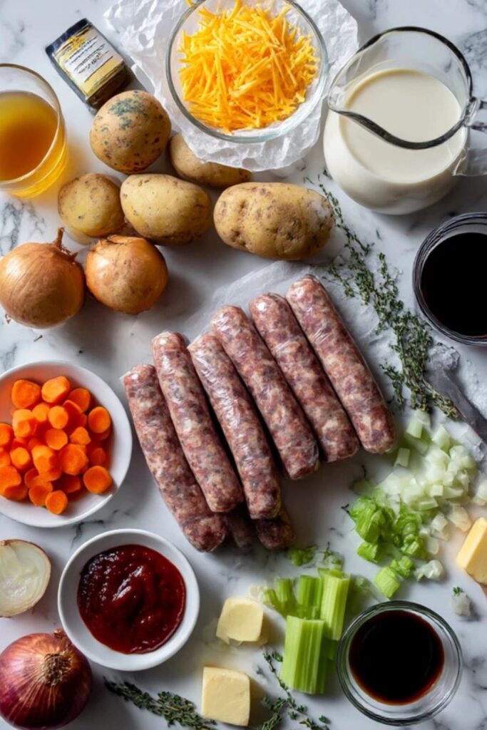 Hairy Bikers Cumberland Sausage Pie​ Recipe