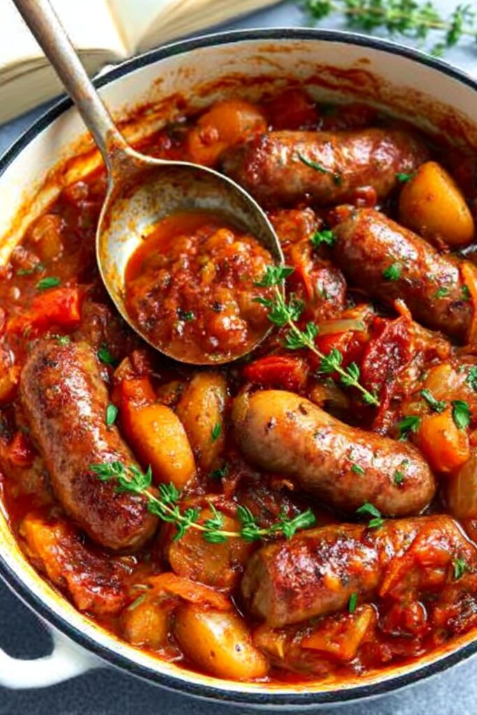 Hairy Bikers Vegetarian Sausage Casserole​ Recipe