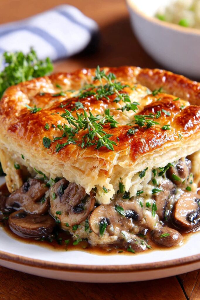 Hairy Bikers​ Chestnut And Mushroom Pie Recipe