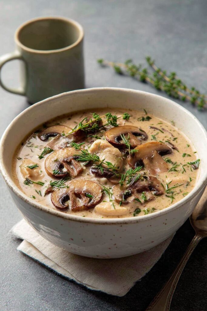 Chicken & Mushroom Soup Recipe