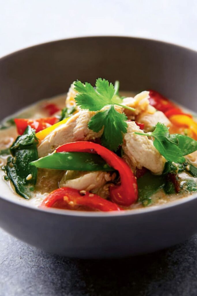 Thai chicken and coconut curry