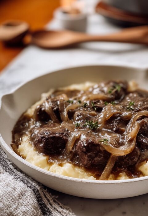 Hairy Bikers Slow Cooker Liver and Onions Recipe