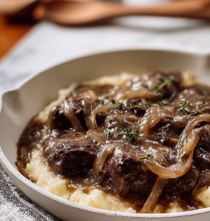 Hairy Bikers Slow Cooker Liver and Onions Recipe