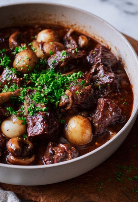 Hairy Bikers Beef Bourguignon Slow Cooker Recipe