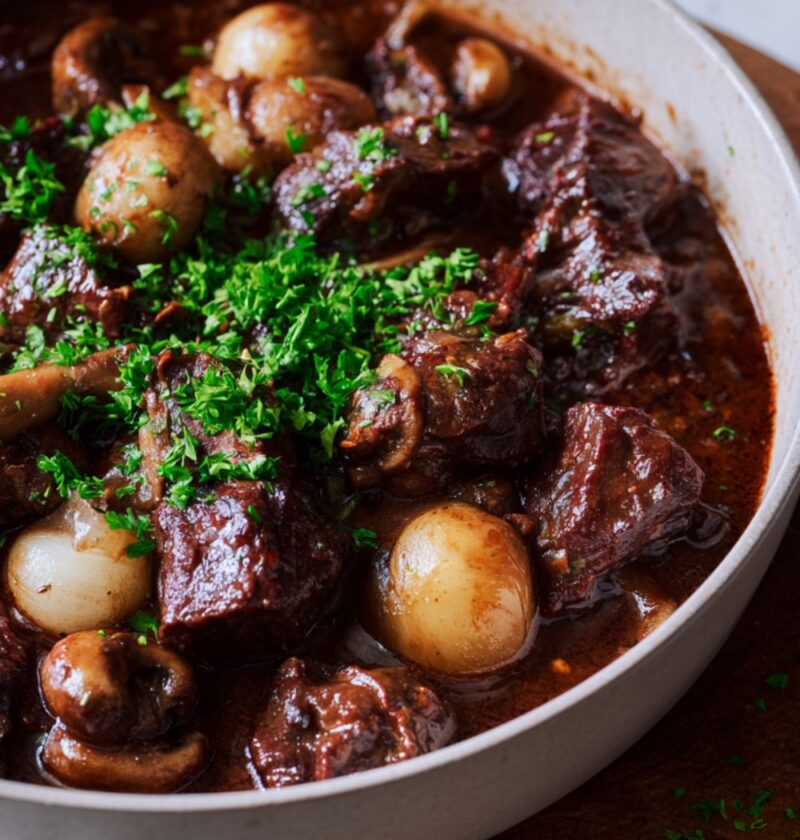 Hairy Bikers Beef Bourguignon Slow Cooker Recipe