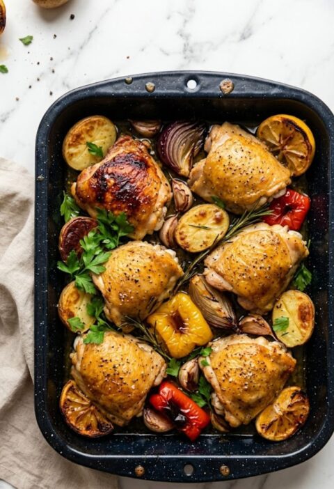 Hairy Bikers Chicken Tray Bake​ Recipe