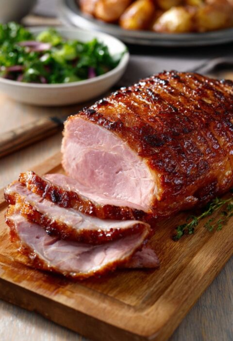 Hairy Bikers Honey Mustard Gammon Recipe