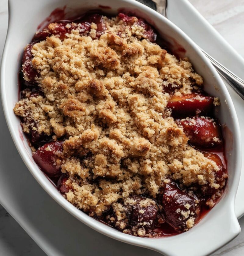 Hairy Bikers Plum Crumble​ Recipe