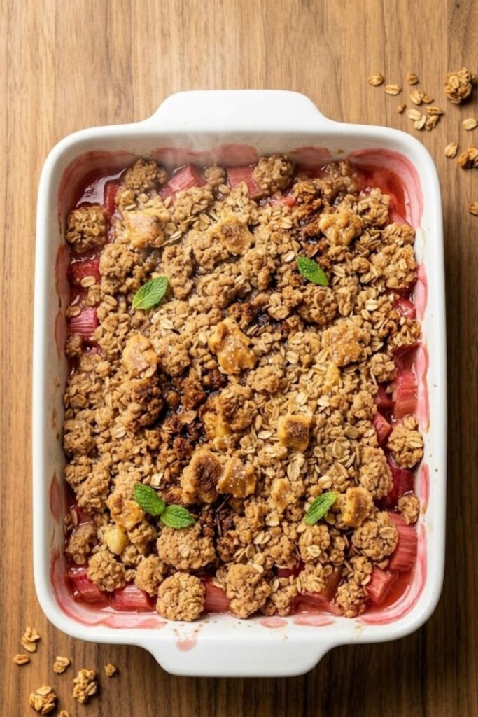 Hairy Bikers Rhubarb Crumble Recipe