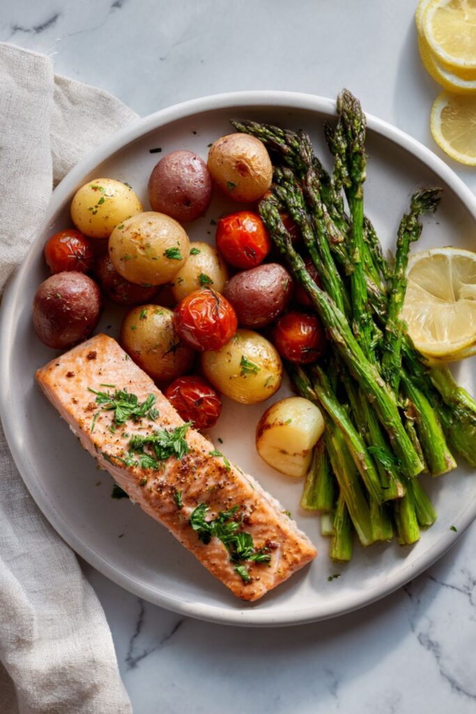 Hairy Bikers​ Salmon Tray Bake Recipe 