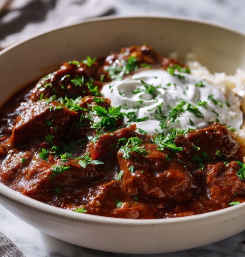 Hairy Bikers Slow Cooker Goulash Recipe