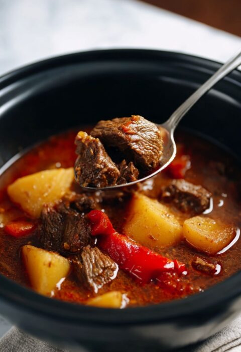 Hairy Bikers Slow Cooker Goulash with Potatoes Recipe