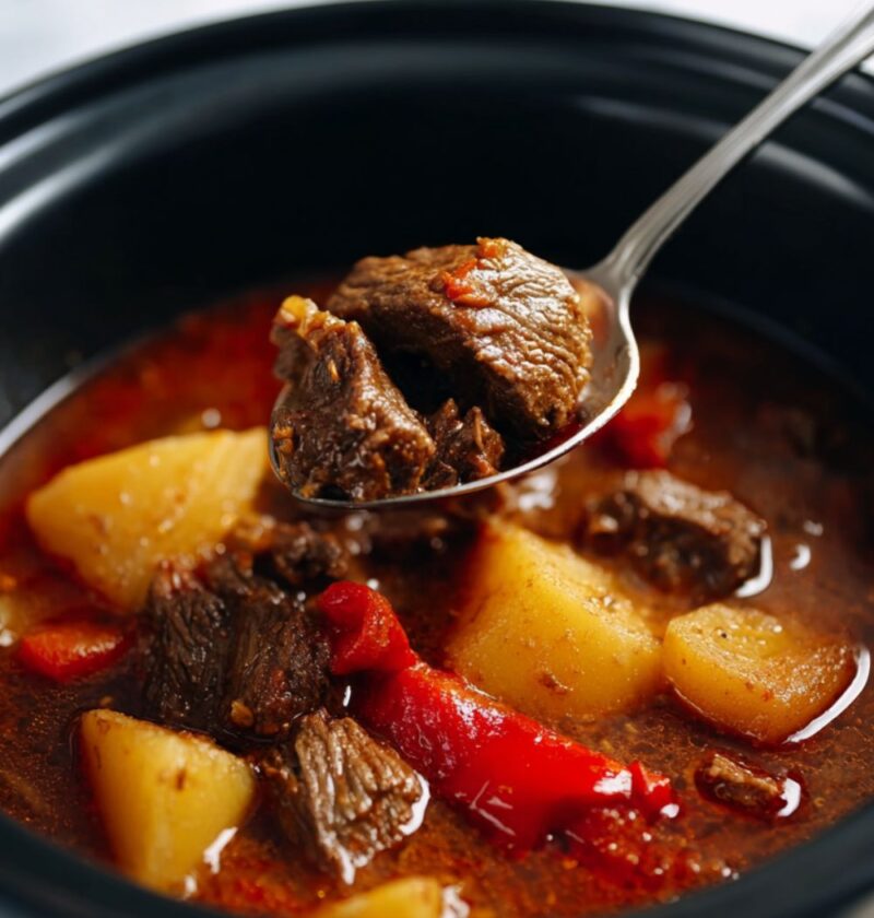 Hairy Bikers Slow Cooker Goulash with Potatoes Recipe
