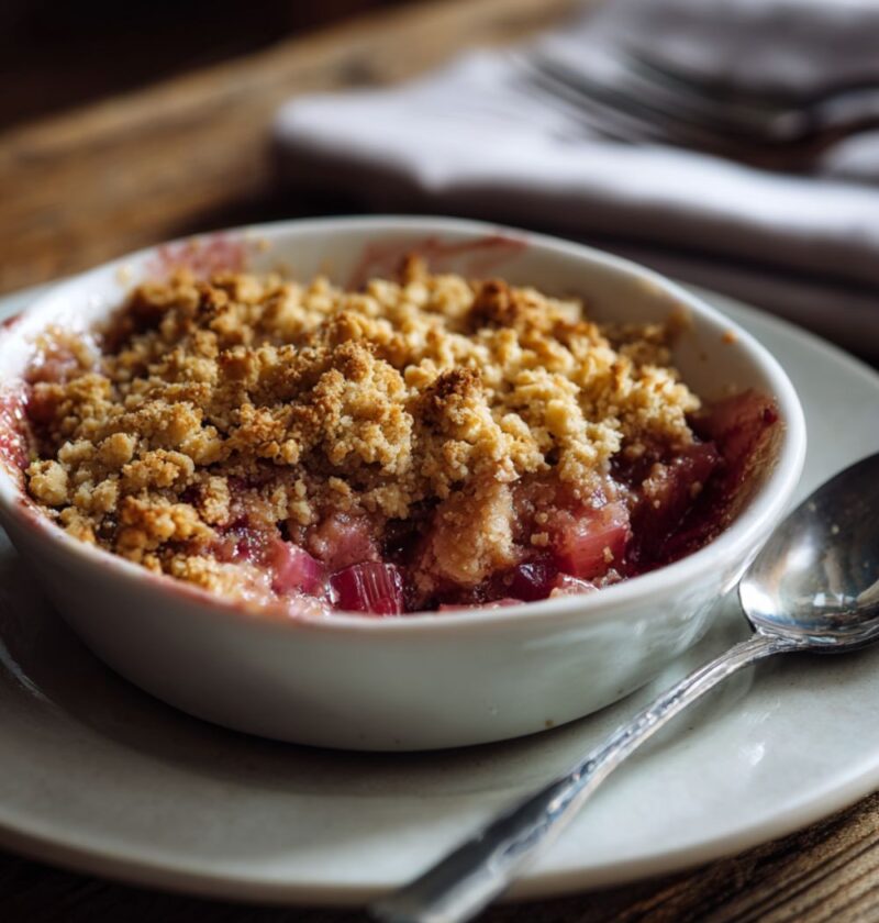 Hairy Bikers Rhubarb Crumble Recipe